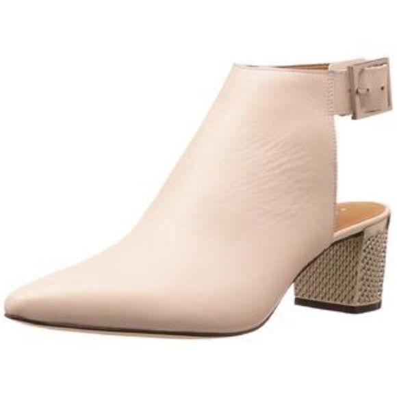 Calvin Klein Womens Nylee Leather Pointed Toe Special Occasion Ankle Strap S 9,5 - Picture 1 of 11